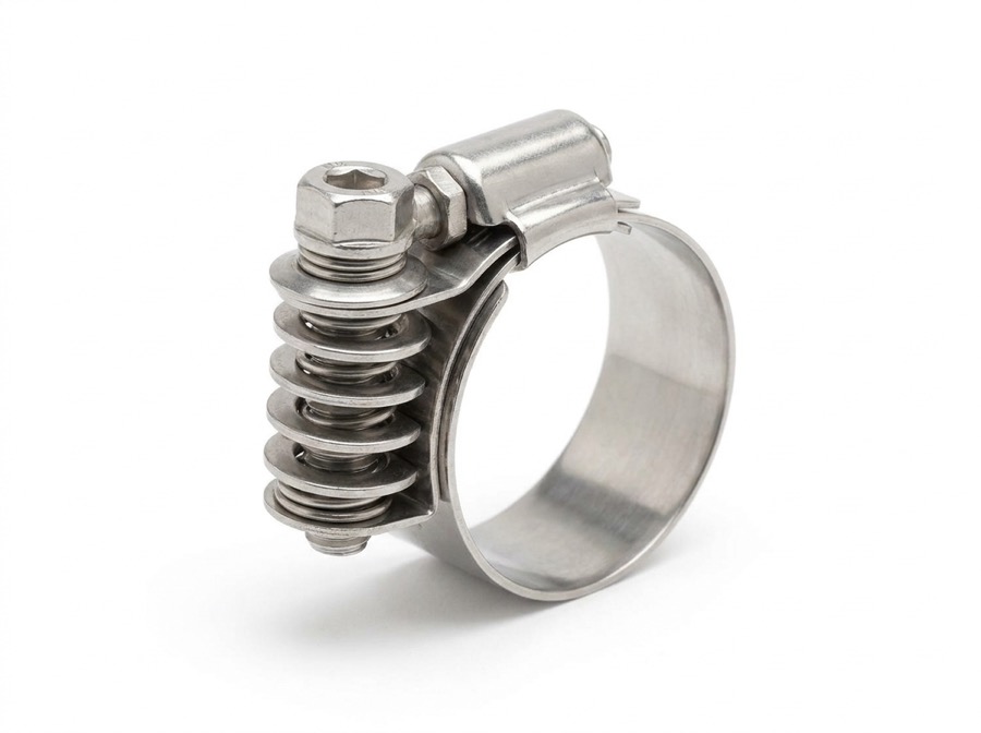 Constant torque hose clamp