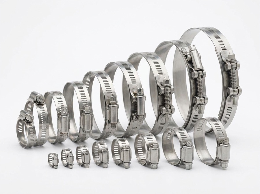 Heavy duty hose clamps