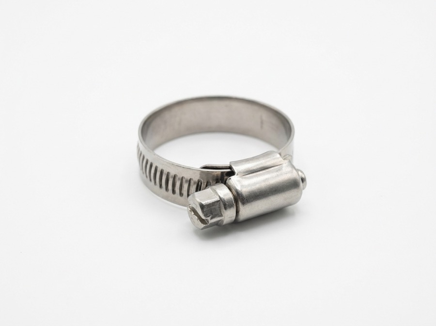 Worm gear hose clamp
